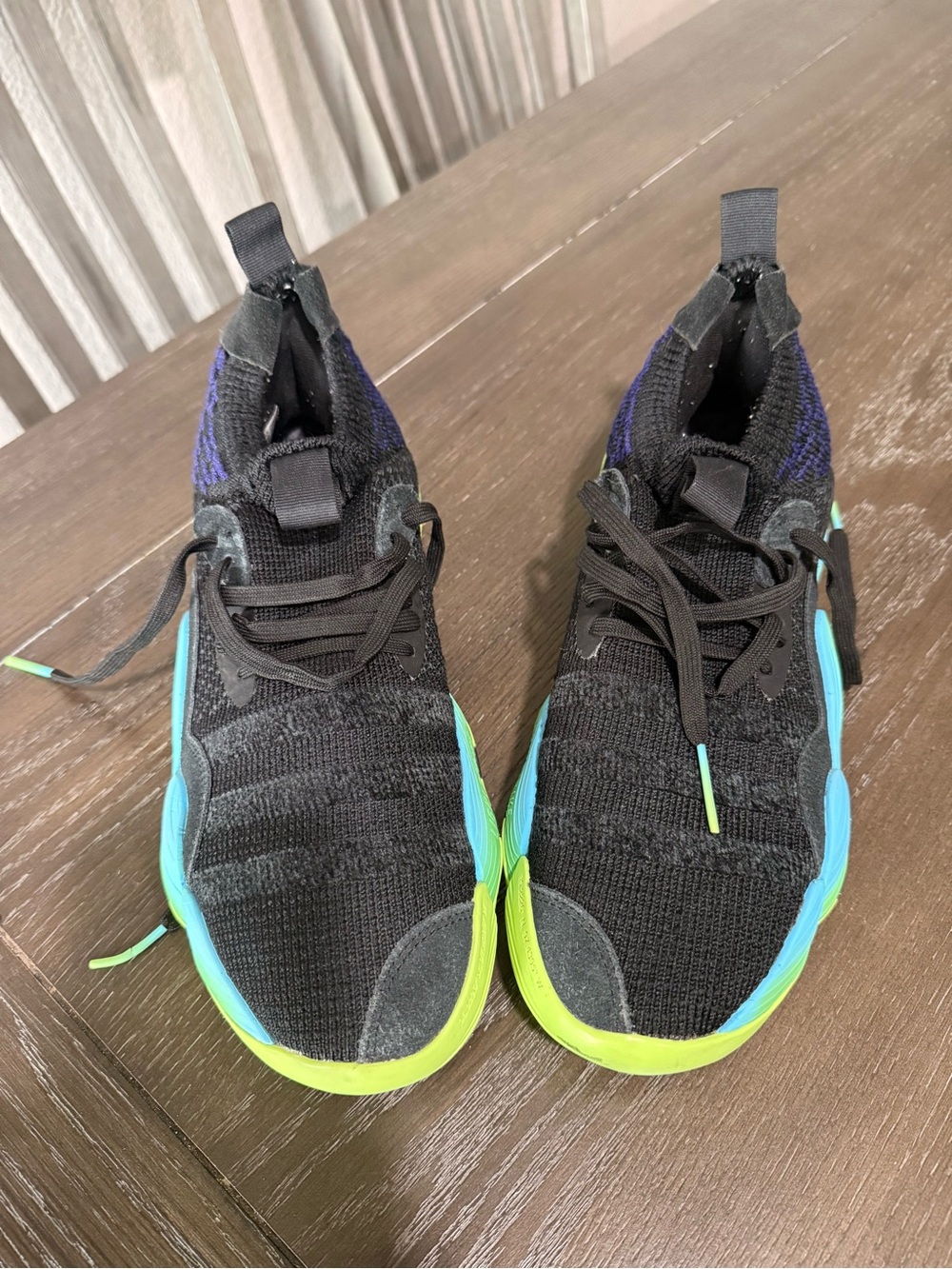 Adidas Trae Young 2 Men’s , Size 10 Basketball Shoes Black Purple Green